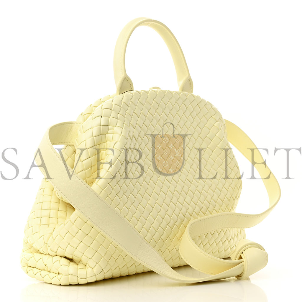 BOTTEGA VENETA NAPPA INTRECCIATO SMALL PADDED THE HANDLE TOTE ZEST WASHED  (36*28*13cm)